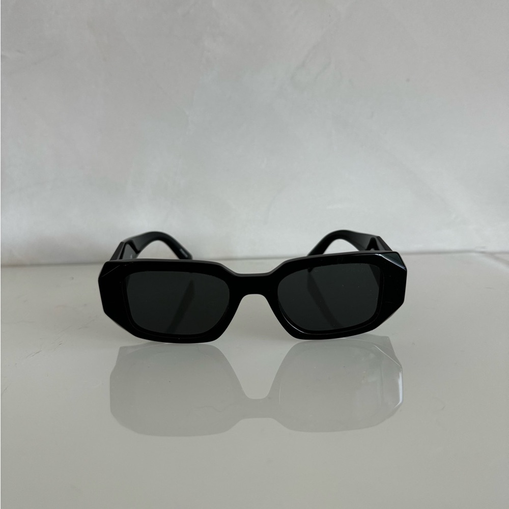 Square-frame acetate sunglasses